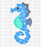 Seahorse - Boy Digital Design