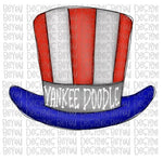 Yankee Doodle Hat Digital Design