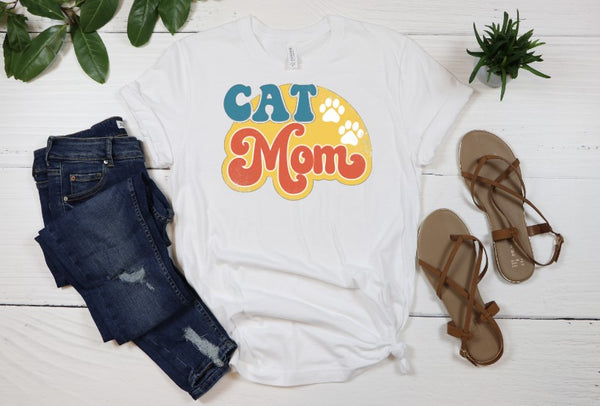 Cat or Dog Mom Retro