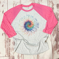 Tie Dye Sunflower