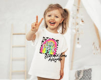 Hello Grade Leopard & Rainbow Back To School - Youth