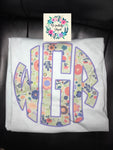 Floral Monogram for Youth