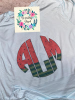 Watermelon Monogram