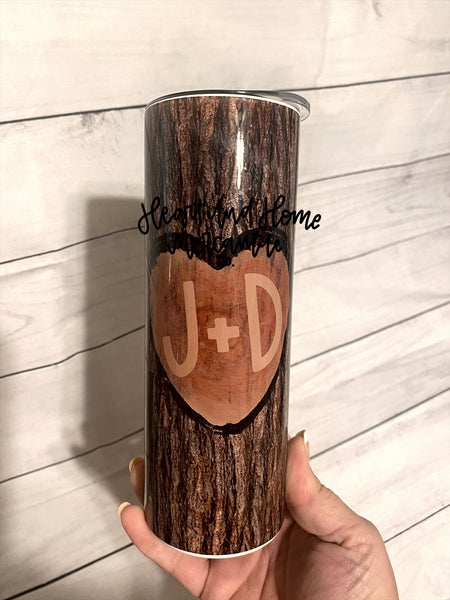 Tree Trunk Tumbler