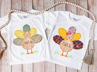 Faux Applique Turkeys- Youth