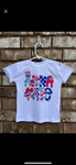 All Things Summer & Patriotic Custom Name Tee - youth