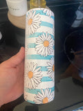 Daisy Stripe Custom Tumbler