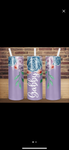 Floral & Lilac Tumbler