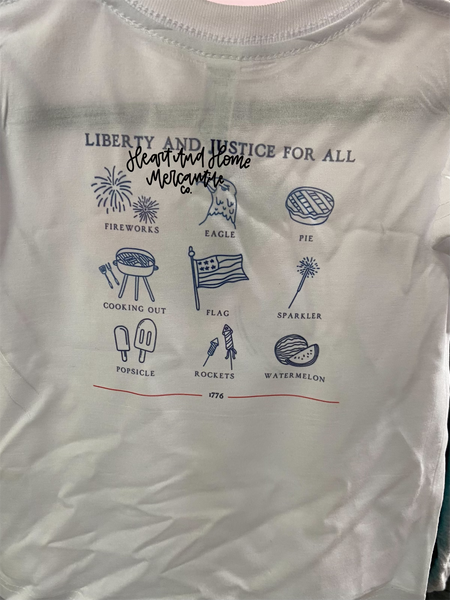 Liberty & Justice For All (Pocket & Back)