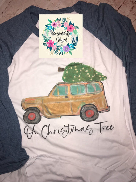 Oh Christmas Tree Vintage Truck