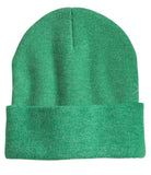 Faux Leather Patch Beanie