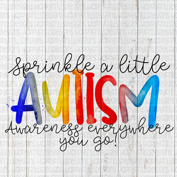 Sprinkle a Little Autism Awareness Everywhere You Go