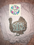 Leopard Turkey Monogram