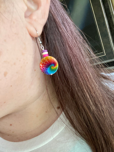 Tie Dye Earrings