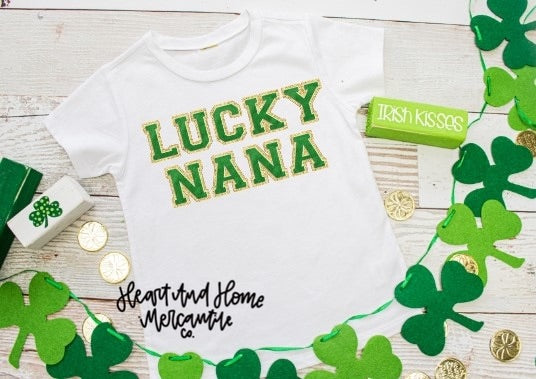 Green & Gold Custom Wording Youth